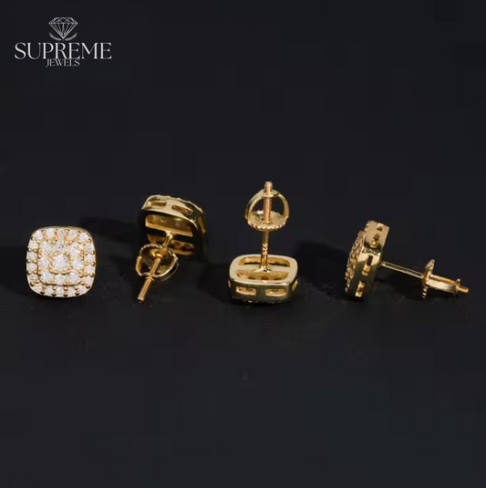 Moissanite Iced Out Stud Earrings™