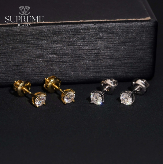 VVS Moissanite 3mm Studs