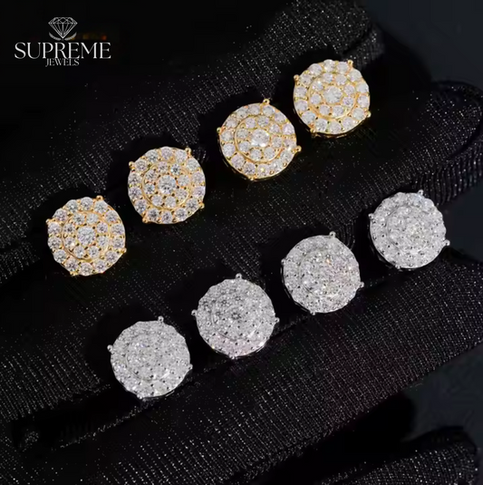 Moissanite Iced Out Stud Earrings™