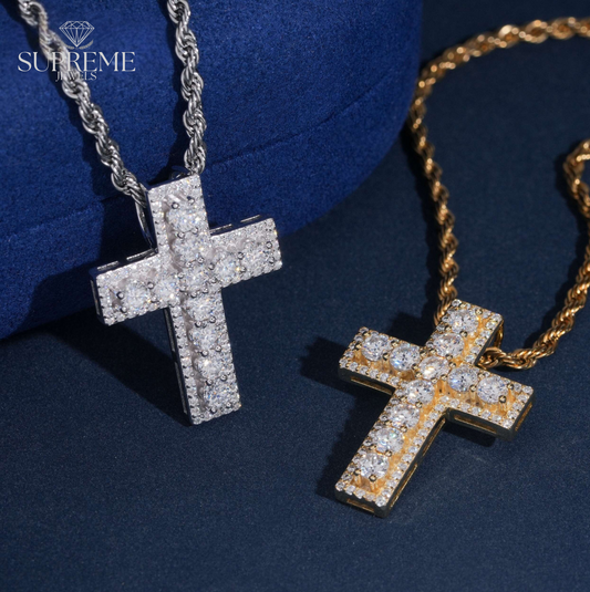Crown Iced Cross Pendant™