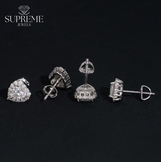 Heart Stud Earrings 5*5mm