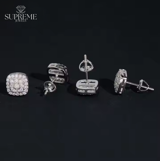 Moissanite Iced Out Stud Earrings™