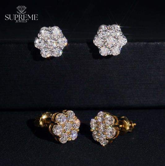 Cluster Stud Earrings – 9mm